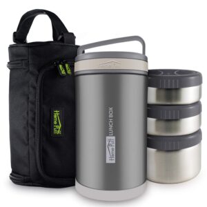 Double Wall Vacuum Insulated Stainless Steel Lunch Box