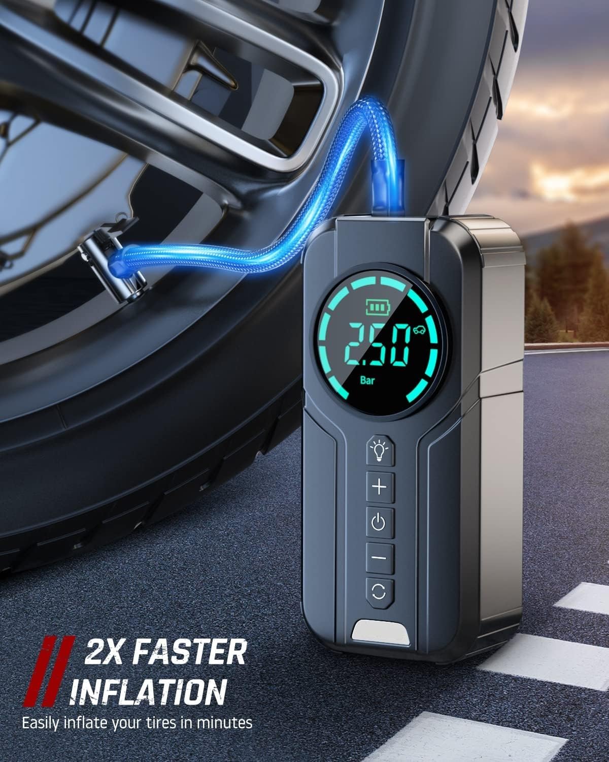 Portable Air Compressor for Car