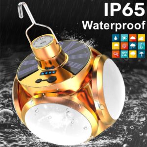 Foldable solar LED light