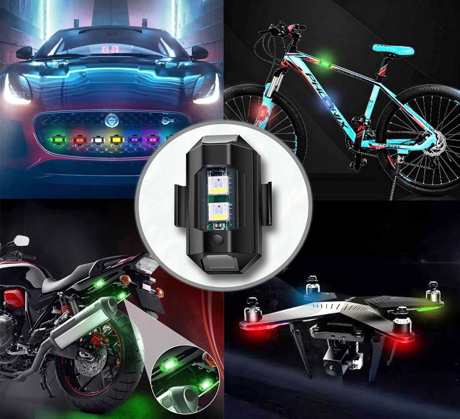 Remote Control Strobe LED for Car and Bike