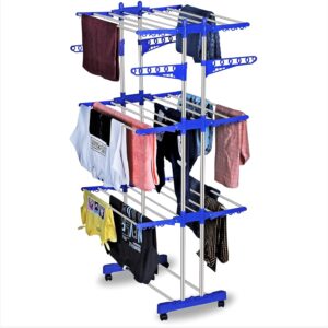 Stainless Steel 3 Poll Clothes Drying Stand